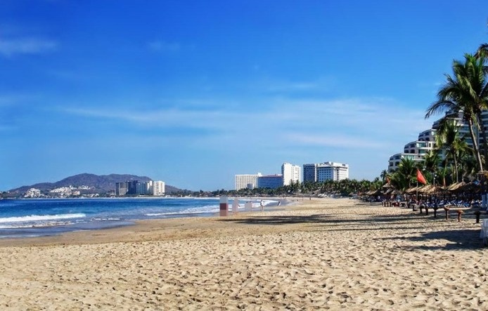 شاطئ بالمار في المكسيك