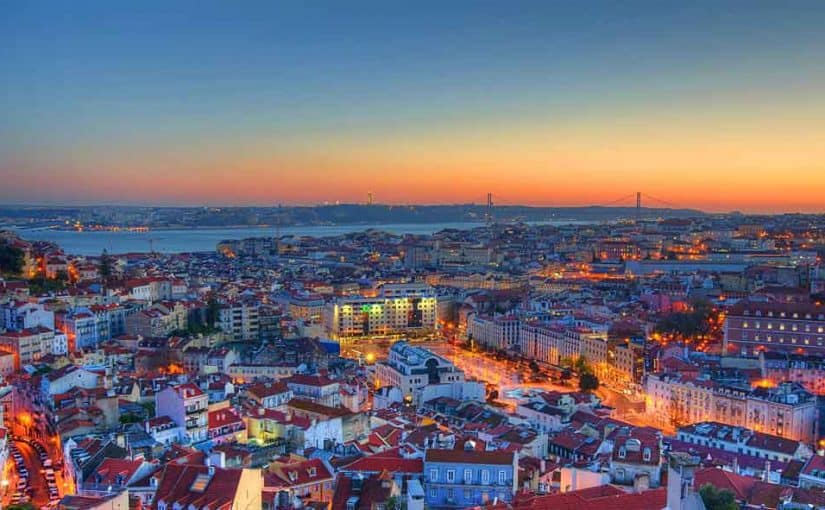 مدينة لشبونة في البرتغال