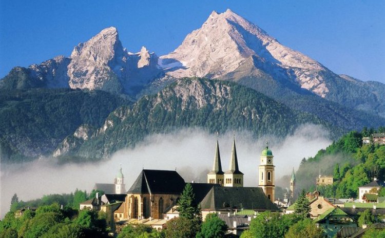 جبال الألب البافارية في ألمانيا