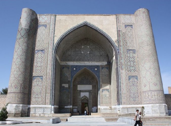 مسجد بيبي خانوم في سمرقند - أوزبكستان