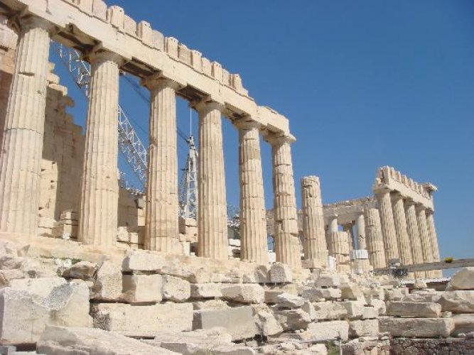 معبد البارثينون في أثينا - اليونان
