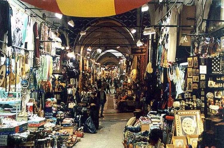 من داخل جراند بازار اسطنبول