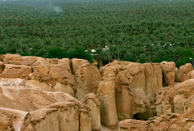 جبل القارة في الأحساء