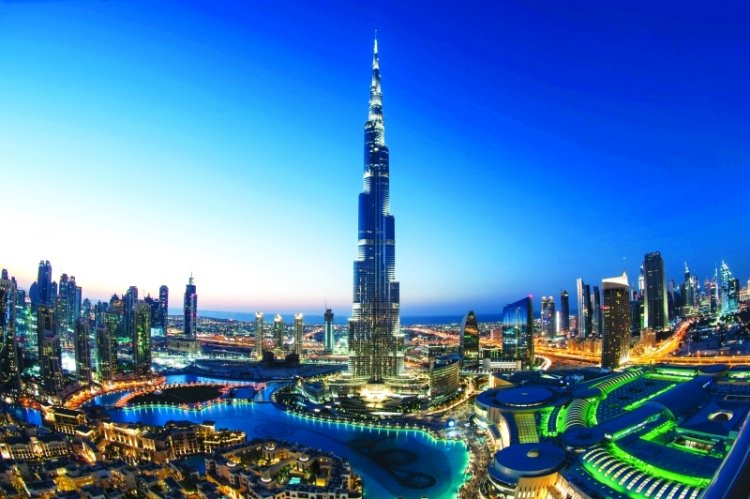 برج خليفة في دبي 