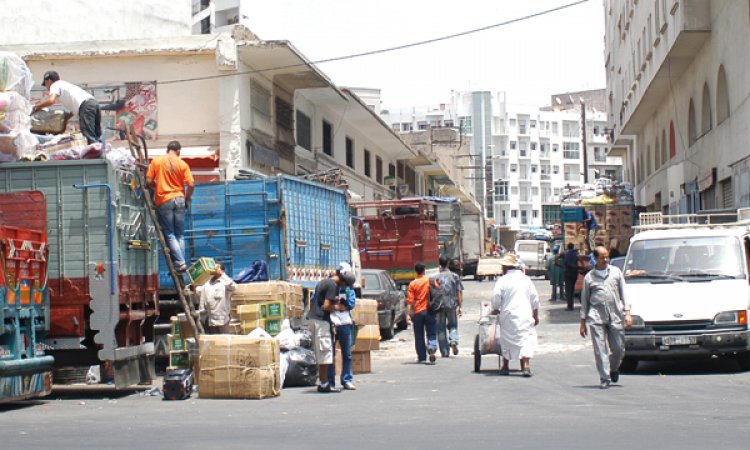 سوق درب عمر فى مدينة الدار البيضاء