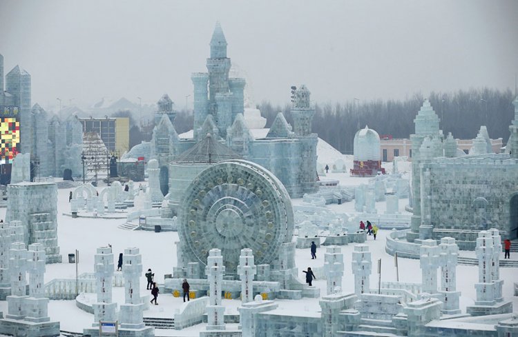 تماثيل مهرجان هاربين للثلج 