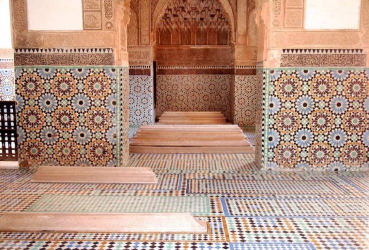 ضريح السعديين في مراكش بالمغرب