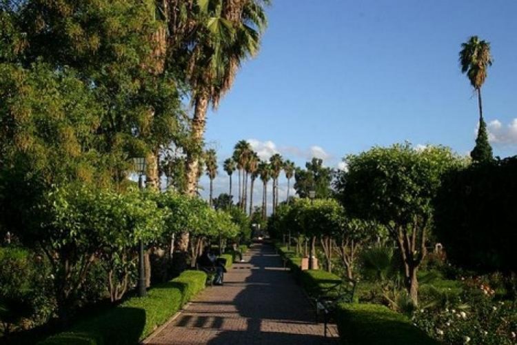 حدائق أكدال في مراكش بالمغرب