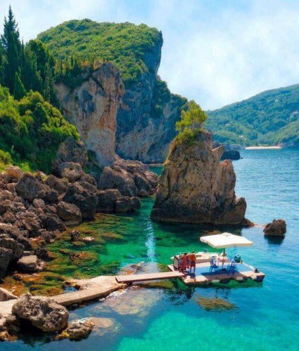 جزيرة كورفو اليونانية