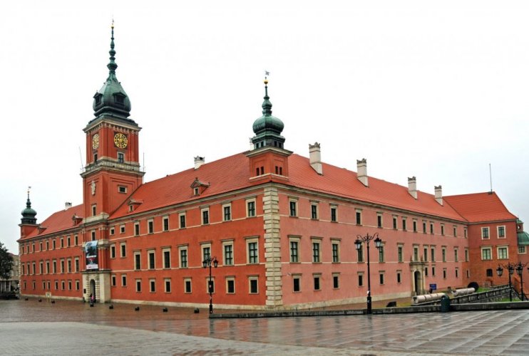 القلعة الملكية في وارسو بولندا