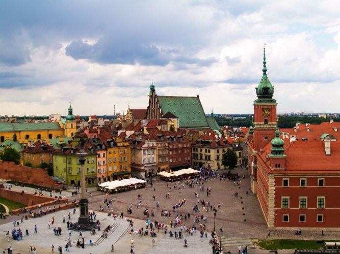 مدينة وارسو بولندا