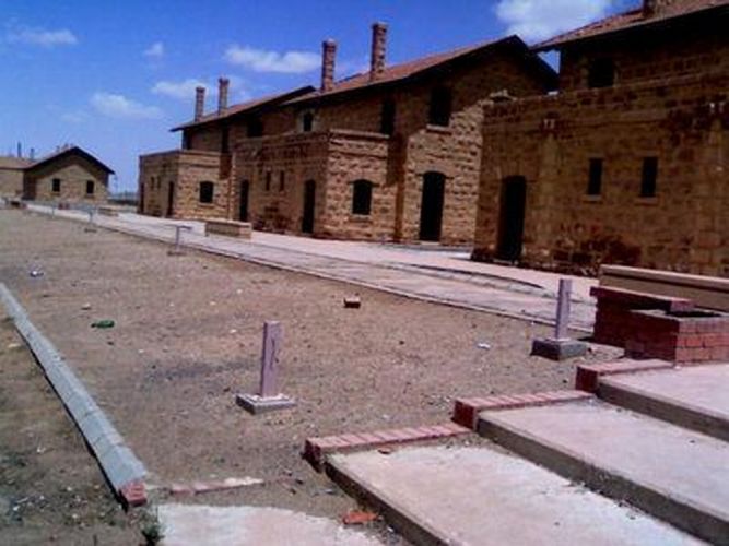 محطة سكة حديد الحجاز في تبوك السعودية سائح