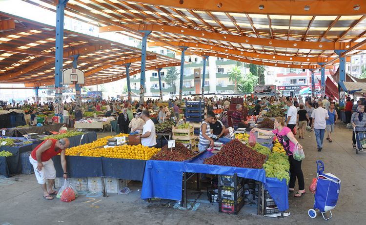 السوق الشعبي - Halk Pazari - أنطاليا