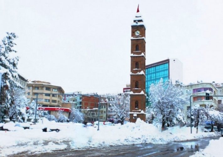 برج الساعة في مدينة سرت التركية