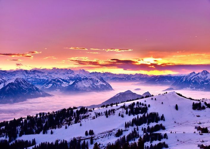 جبل ريجي في سويسرا