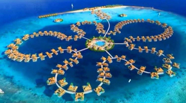 فندق جزيرة زهرة المحيط في جزر المالديف