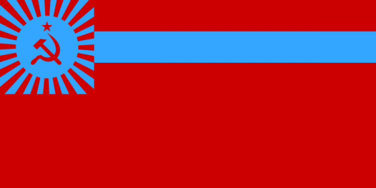 علم جمهورية جورجيا الاشتراكية السوفياتية (1921-1991)