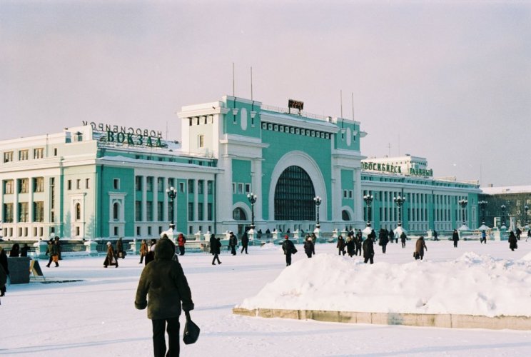 متحف القطارات في نوفوسيبيرسك روسيا