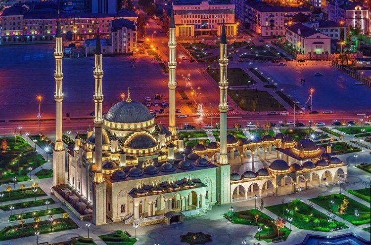 مسجد قلب الشيشان روسيا