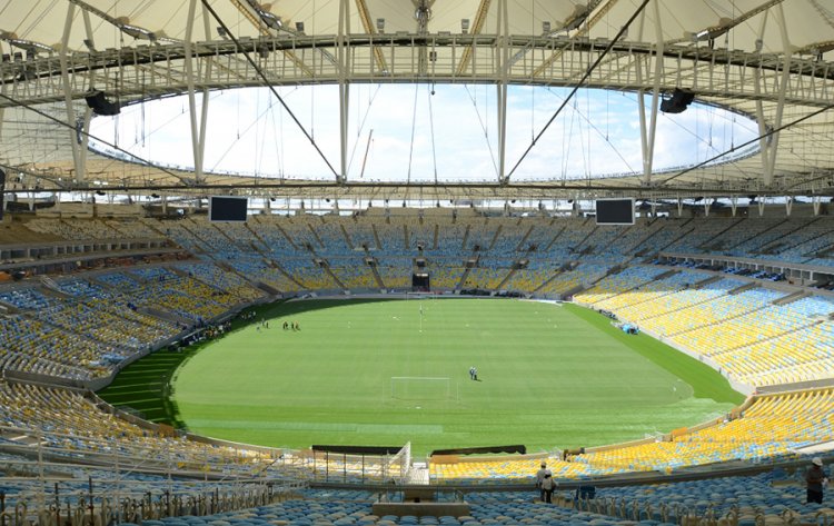 The Maracanã Stadium in Rio de Janeiro - Brazil