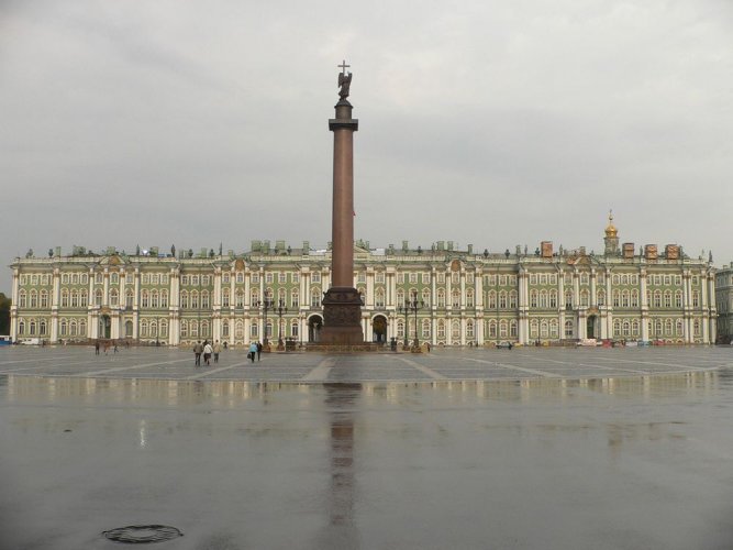 القصر الشتوي في سانت بطرسبرغ - روسيا