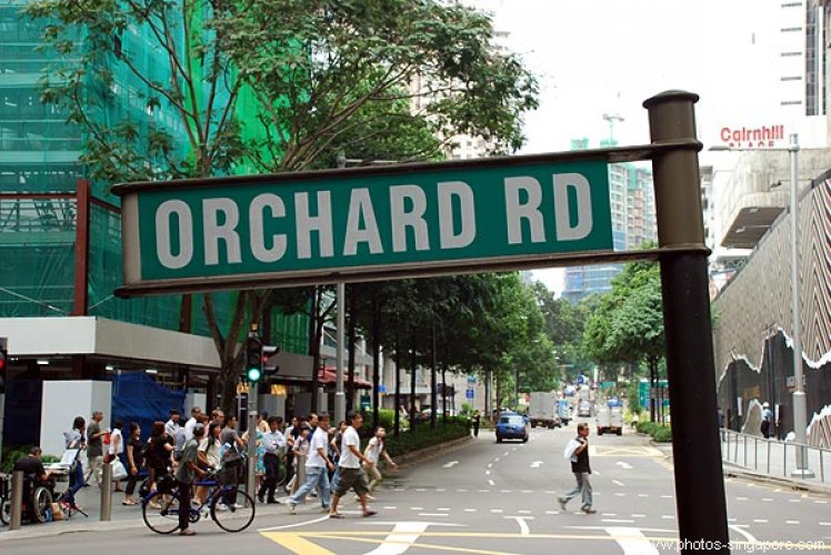 جولة في شارع أورشارد في سنغافورة