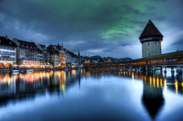 منظر ساحر في برن سويسرا