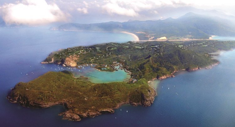 لقطة جوية لأرخبيل كون داو