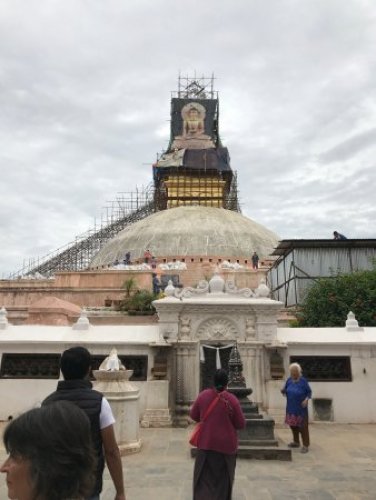 قبة ستوبا البوذية في نيبال