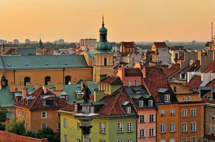 البلدة القديمة في وارسو - بولندا