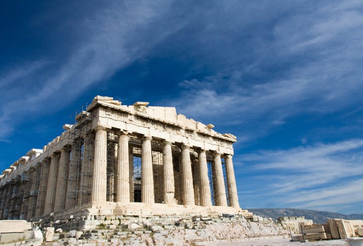 معبد الأكروبوليس في أثينا - اليونان