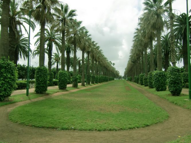 حديقة الجامعة العربية في الدار البيضاء