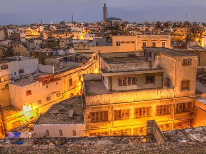 المدينة القديمة في الدار البيضاء