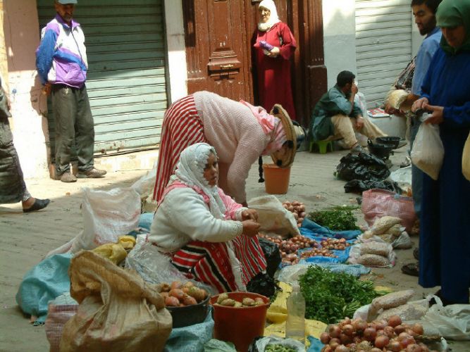 السوق المغربي الشعبي