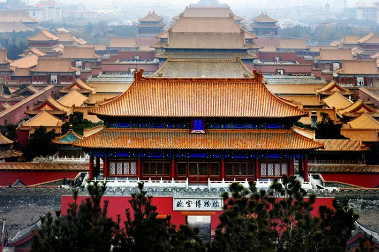 المدينة المحرمة في متحف القصر في بكين