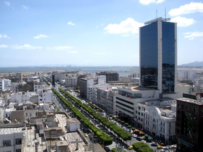 شارع الحبيب بورقيبة في تونس