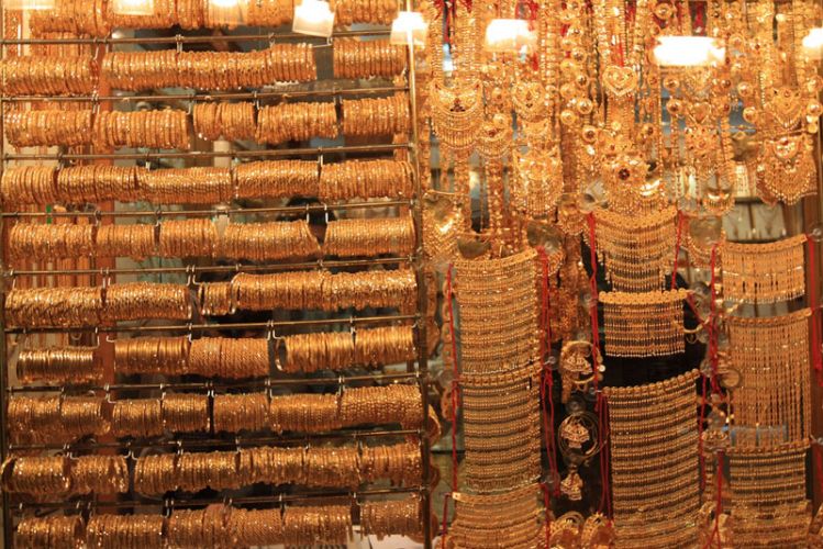 سوق الذهب في منطقة ديرة في دبي 