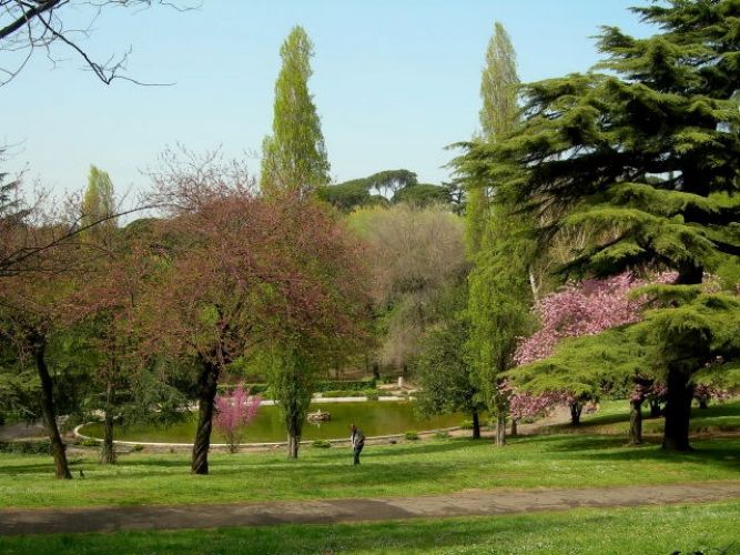حدائق فيلا بورغيزي في روما
