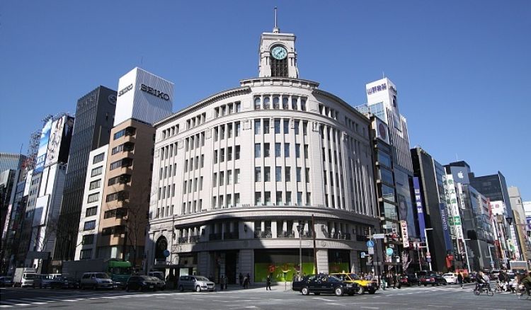 حي غينزا في في طوكيو - اليابان