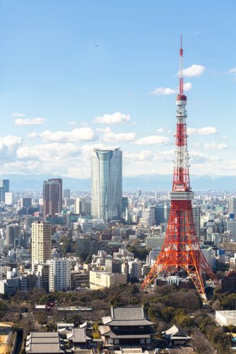 برج طوكيو في اليابان