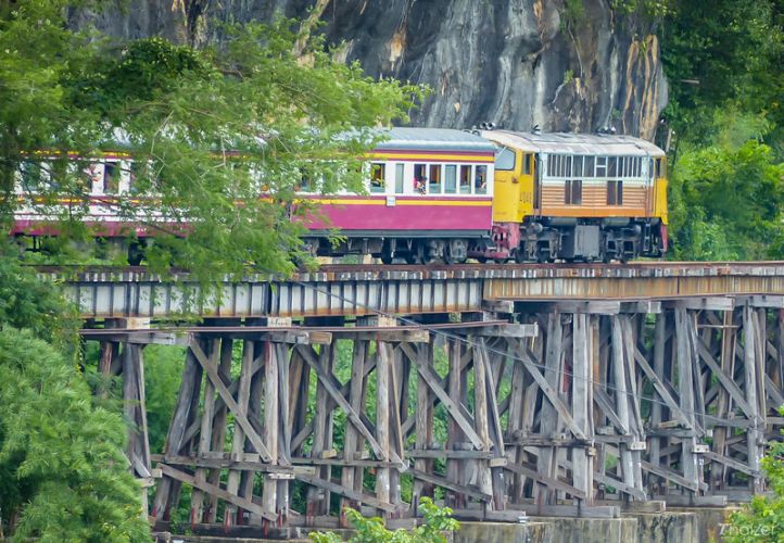 سكك الموت الحديدية في كانشانابوري - تايلاند
