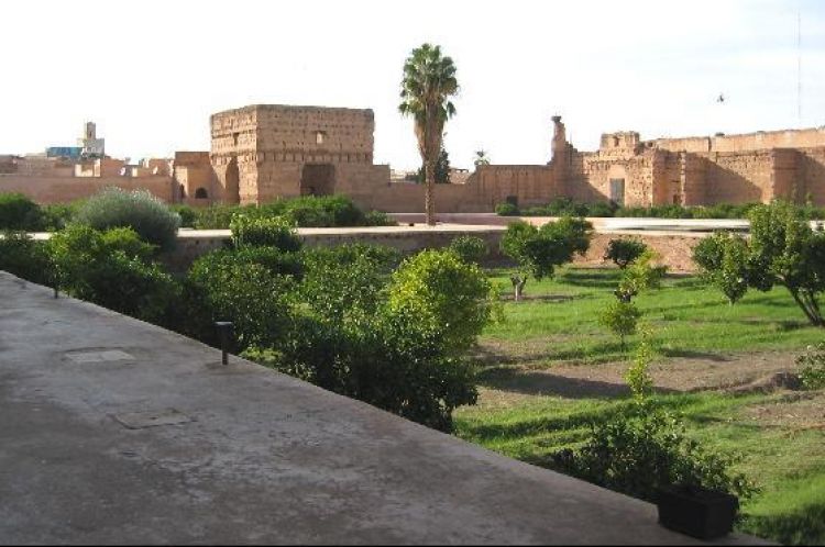 القصر البديع في مراكش بالمغرب