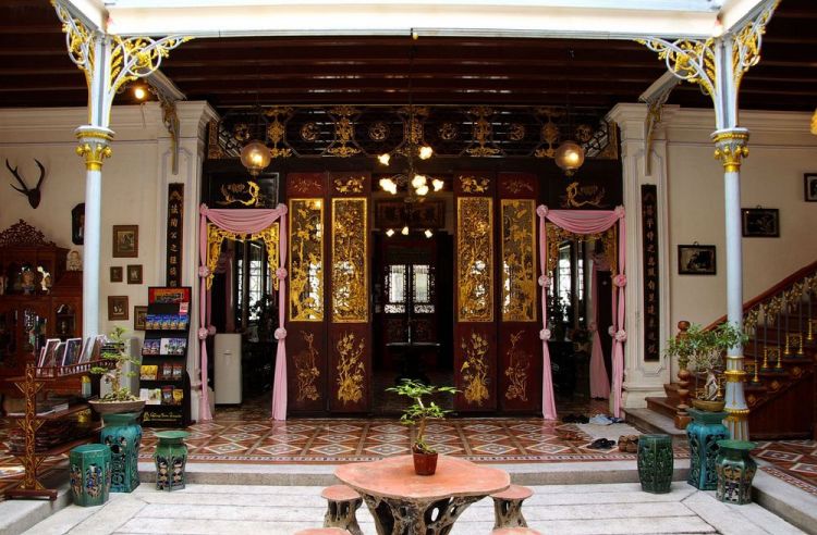 واجهه متحف تراث بابا نيونيا في ملاكا - ماليزيا