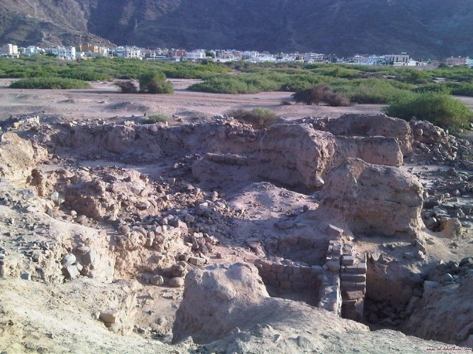 مدينة الأخدود الأثرية في نجران السعودية سائح