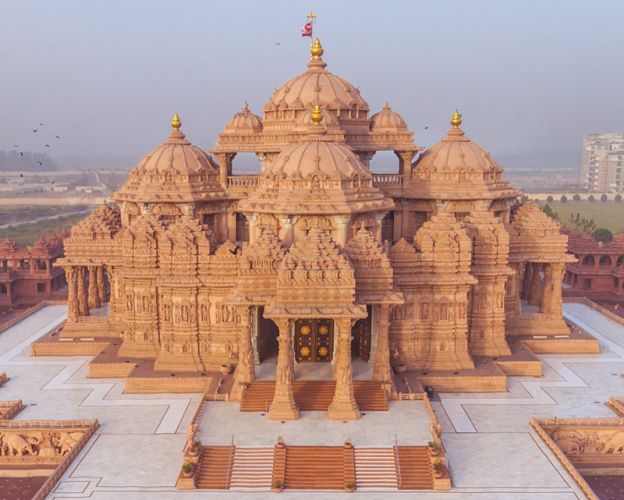 معبد سوامينارايان اكشاردام في نيودلهي - الهند