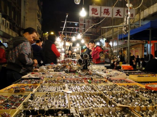 Temple Street Night Market Hong Kong