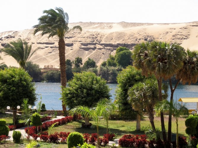 جزيرة النبات جنوب مصر