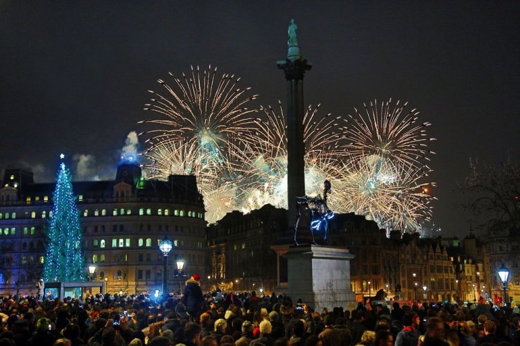 احتفالات رأس السنة في لندن