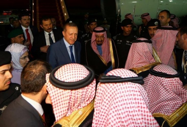 رئيس تركيا والسعودية