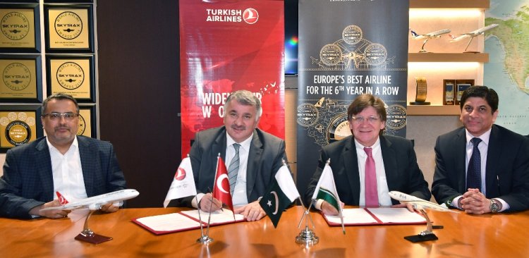 توقيع اتفاقية بين الخطوط التركية والباكستانية